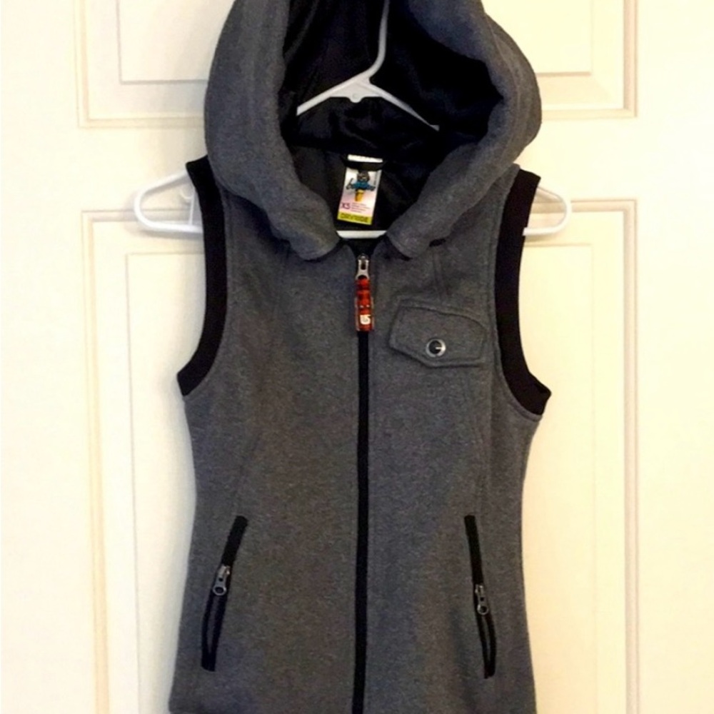 Burton vest with a hood